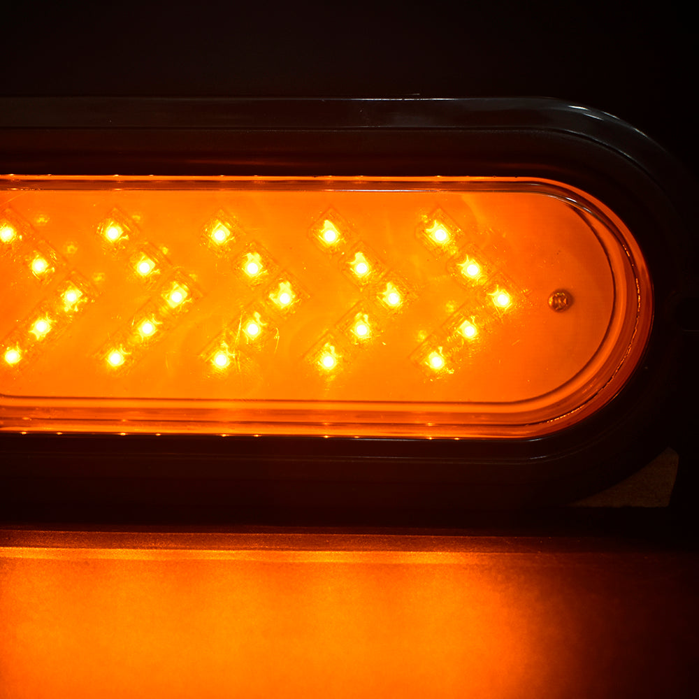 GENGXIN® Plafon Ovalado 25 Led Flecha Direccional Kit 2 - Plafon GX 3002 SD - (Sólo para exhibición)