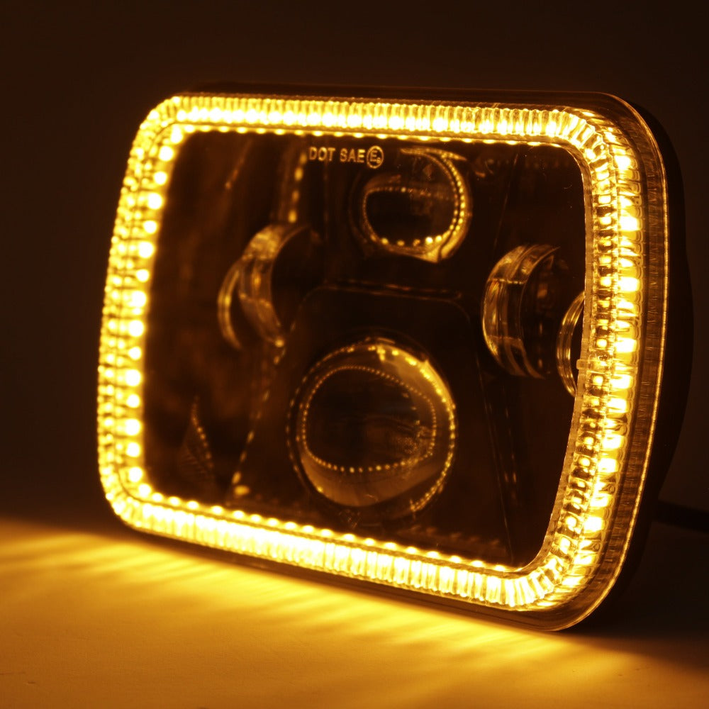 GENGXIN® Faro Rectangular Ángel - GZD 114 02 - (Sólo para exhibición)