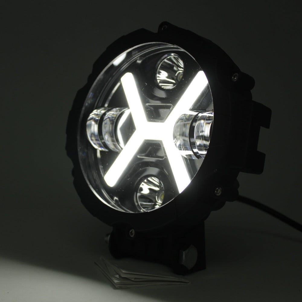 GENGXIN® Faro Redondo 7 Pulgadas - GZD 111 03 - (Sólo para exhibición)