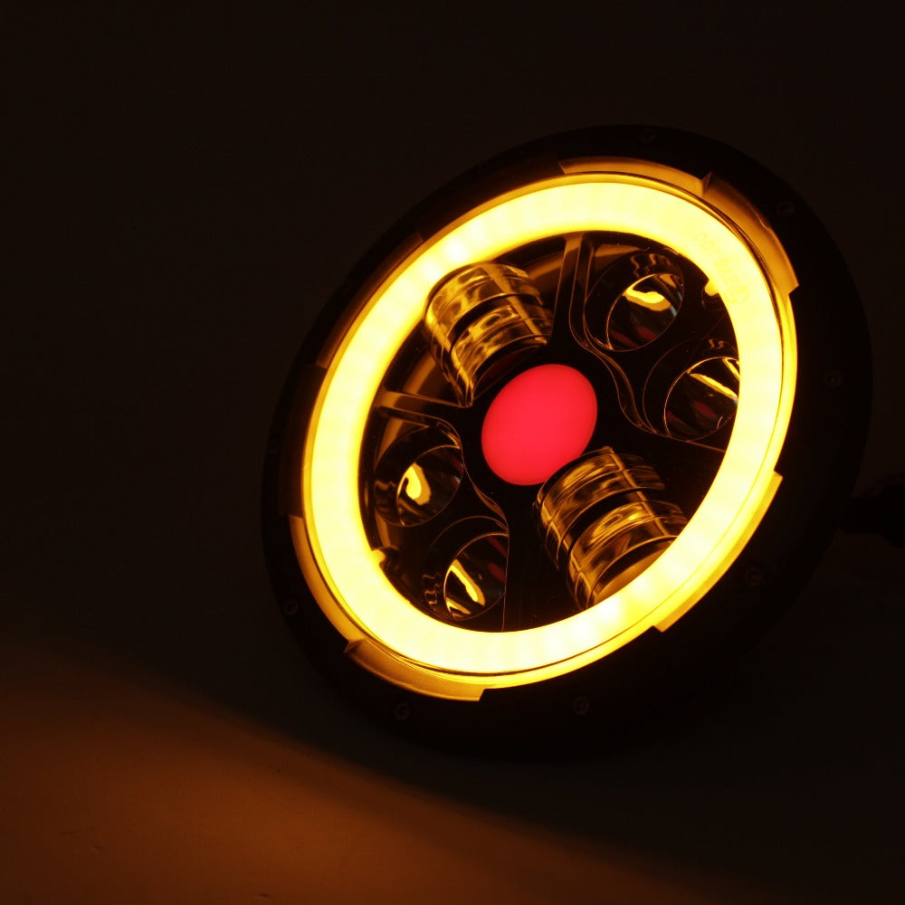 GENGXIN® Faro Redondo 7 Pulgadas Ángel - HLD 29 01 - (Sólo para exhibición)