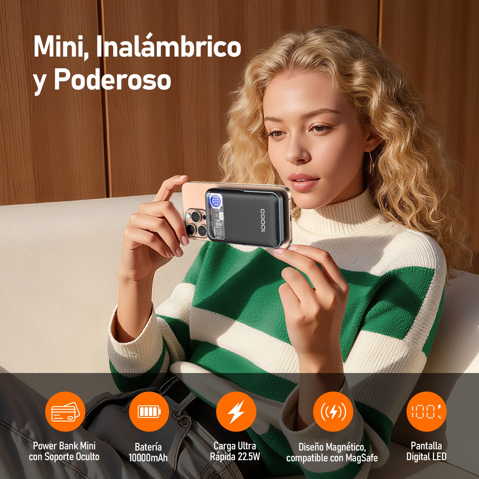 GENGXIN® Powerbank-GX-PM10C - (Sólo para exhibición)