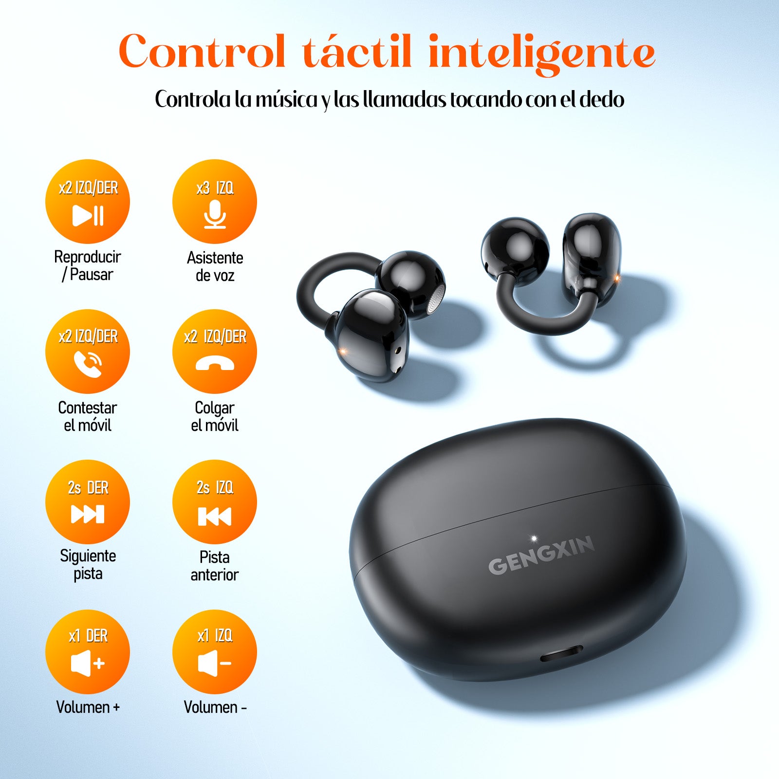 GENGXIN® Auriculares de gancho GX-K02 - (Sólo para exhibición)