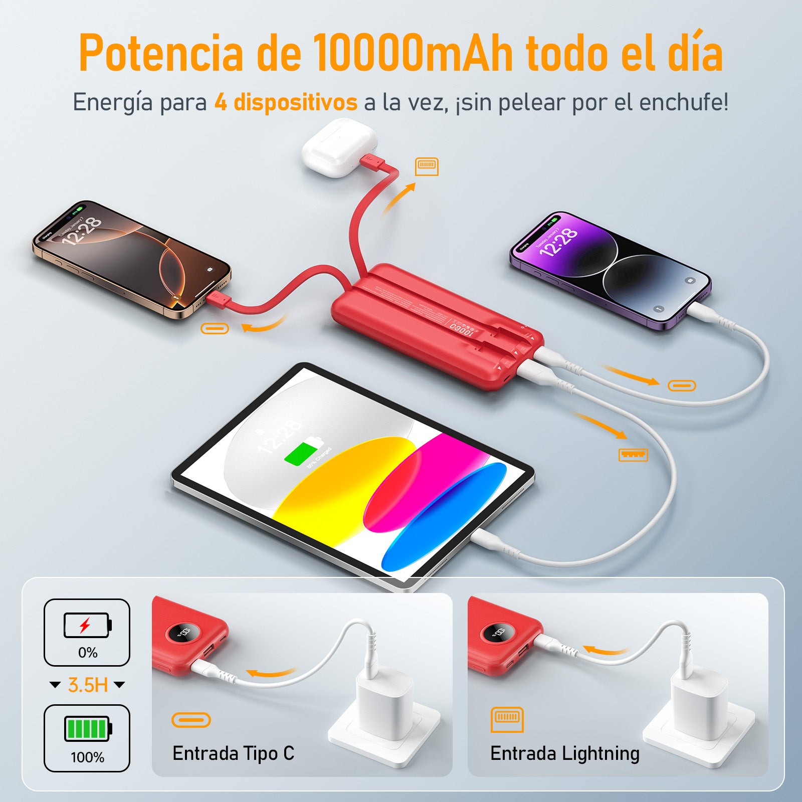 GENGXIN® Powerbank-GX-PD10B - (Sólo para exhibición)