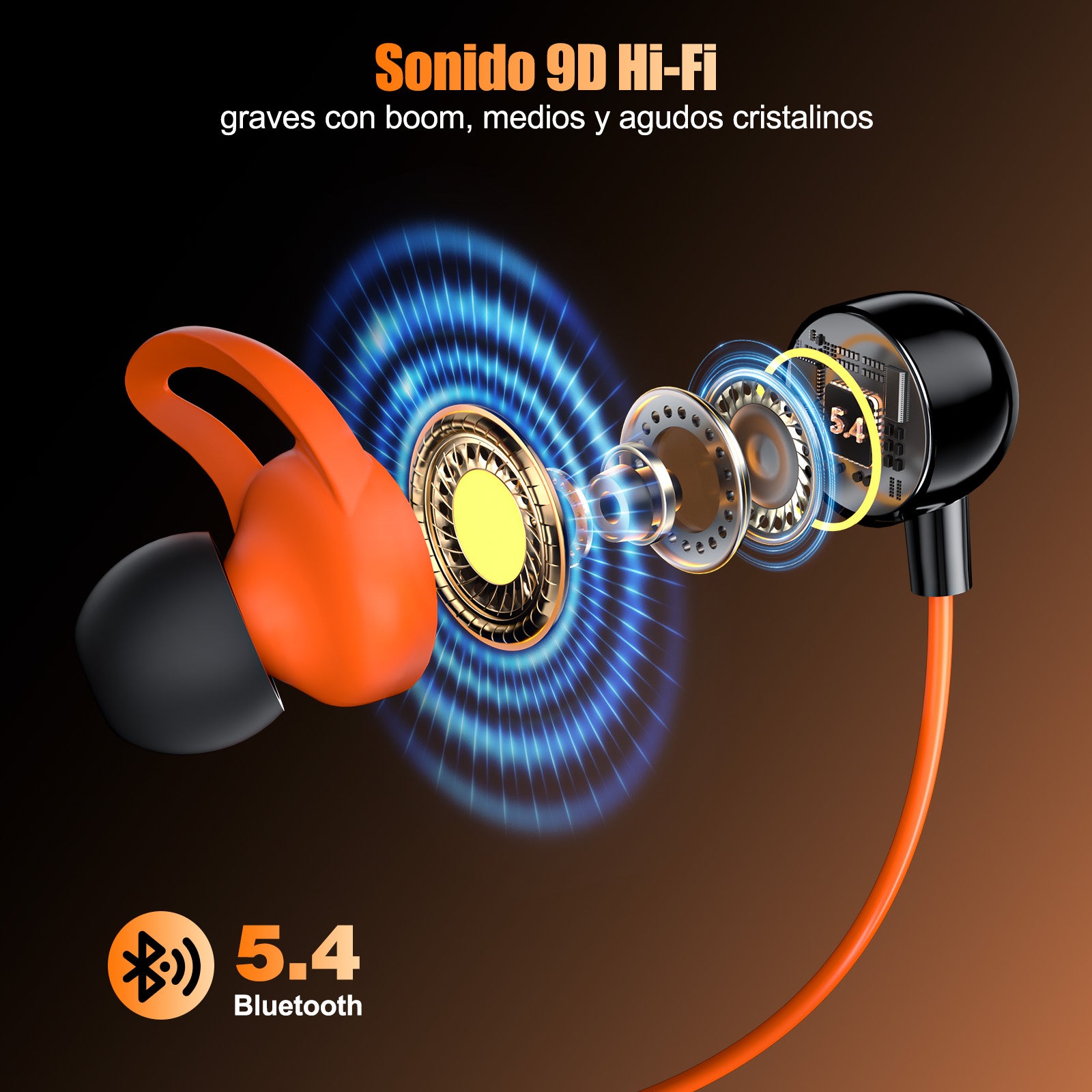 GENGXIN® Auriculares de gancho GX-N01 - (Sólo para exhibición)