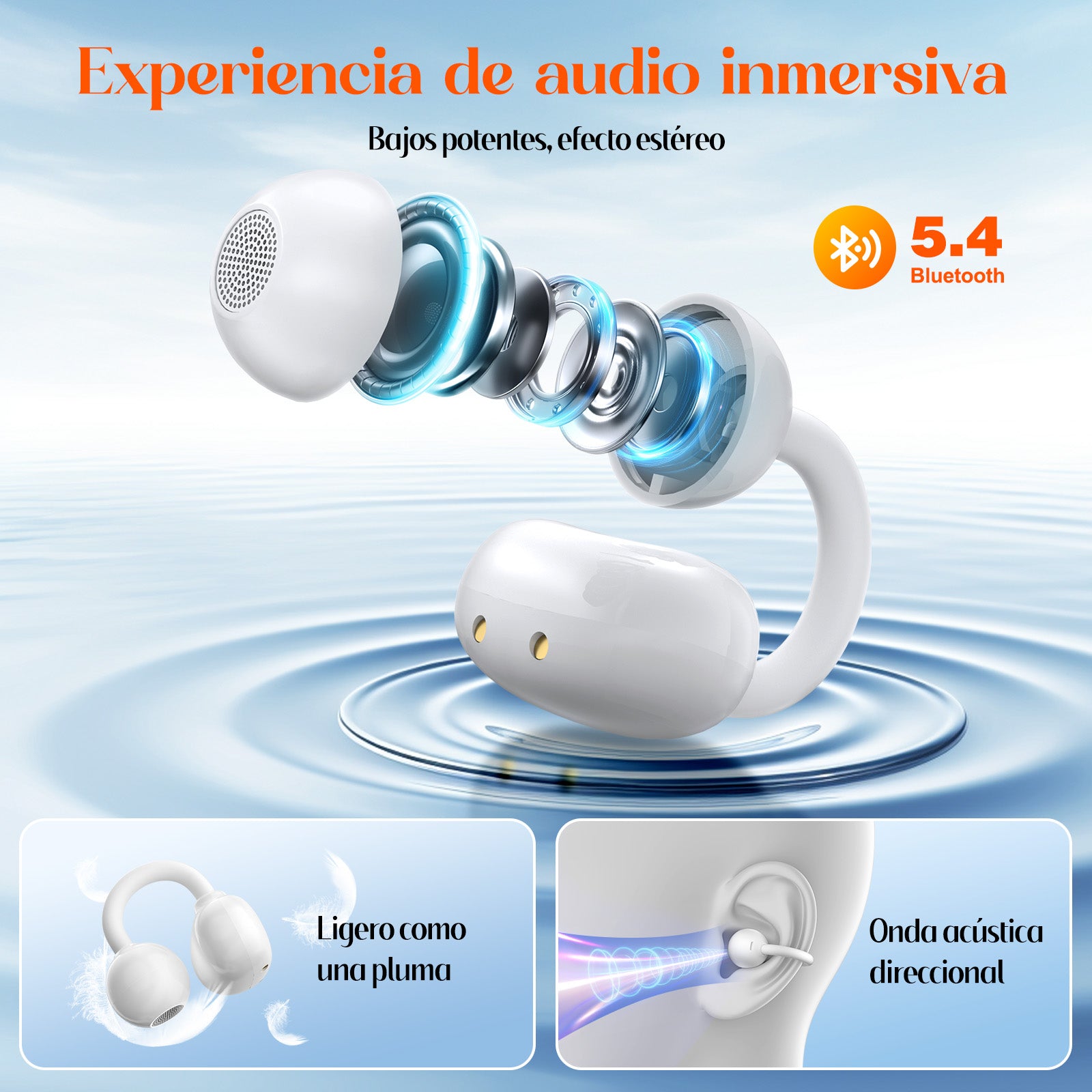 GENGXIN® Auriculares de gancho GX-K02 - (Sólo para exhibición)