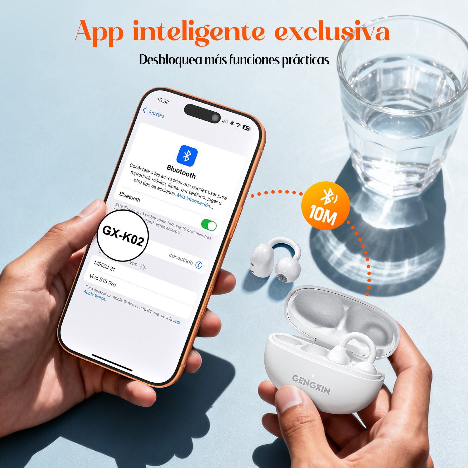 GENGXIN® Auriculares de gancho GX-K02 - (Sólo para exhibición)