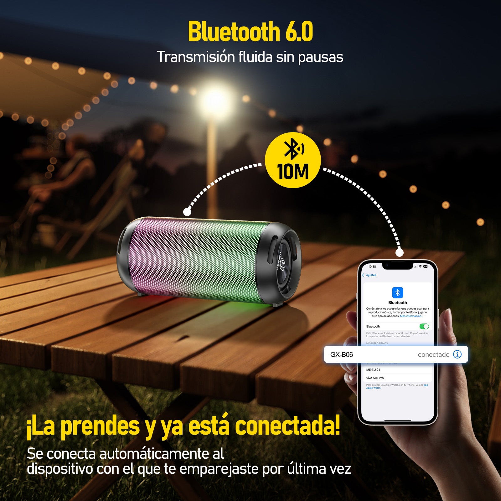 GENGXIN® Bocina Inalambrica  GX-B06 - (Sólo para exhibición)