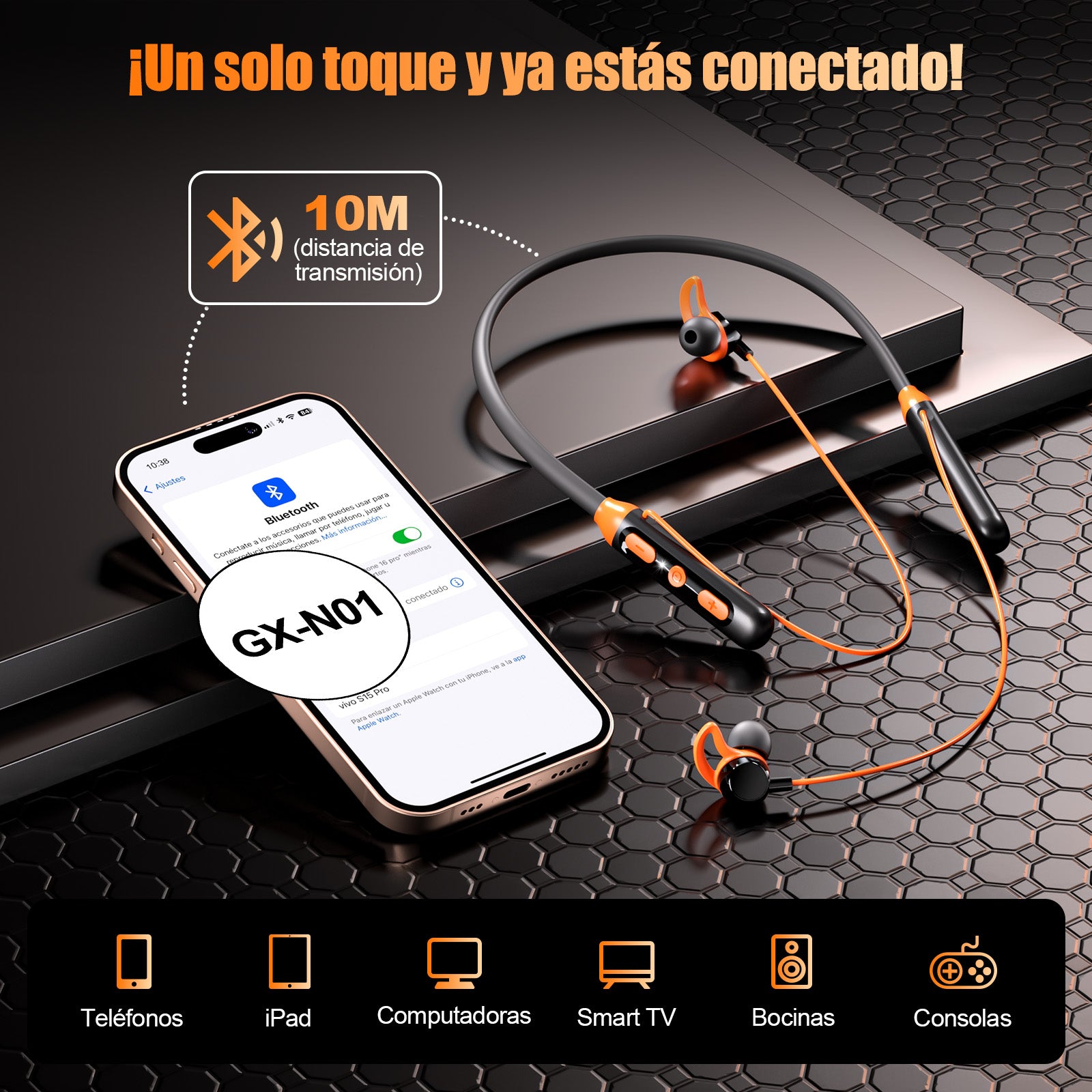 GENGXIN® Auriculares de gancho GX-N01 - (Sólo para exhibición)