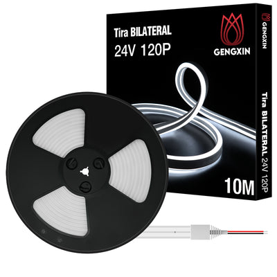 GENGXIN™ Tira de LED Flex Neon Bilateral 24V 2835/120P 10 mts
