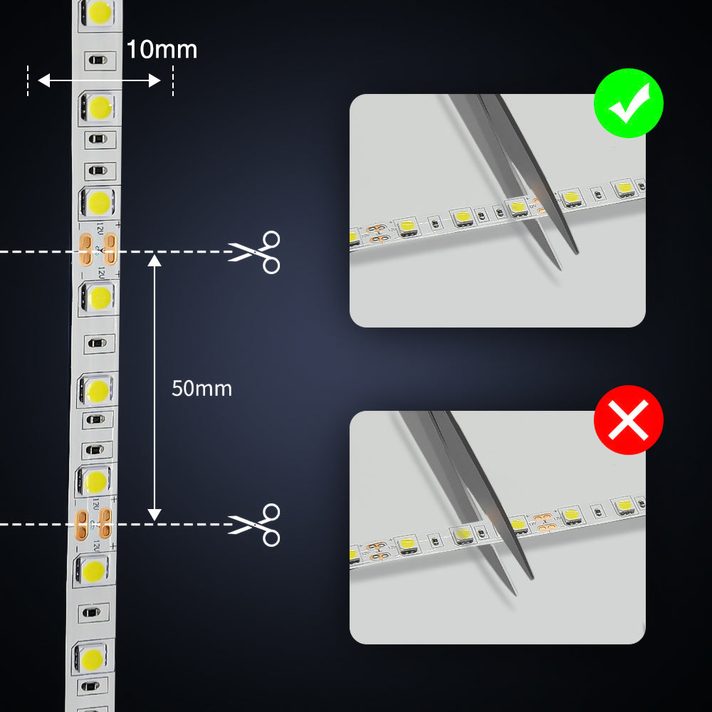 GENGXIN™ Tira de LED Flex 12V 5050/60p 5mts