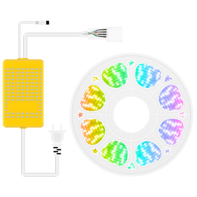 GENGXIN® Tira de LED Flex Manguera RGB 110V 5050/60P - 25M