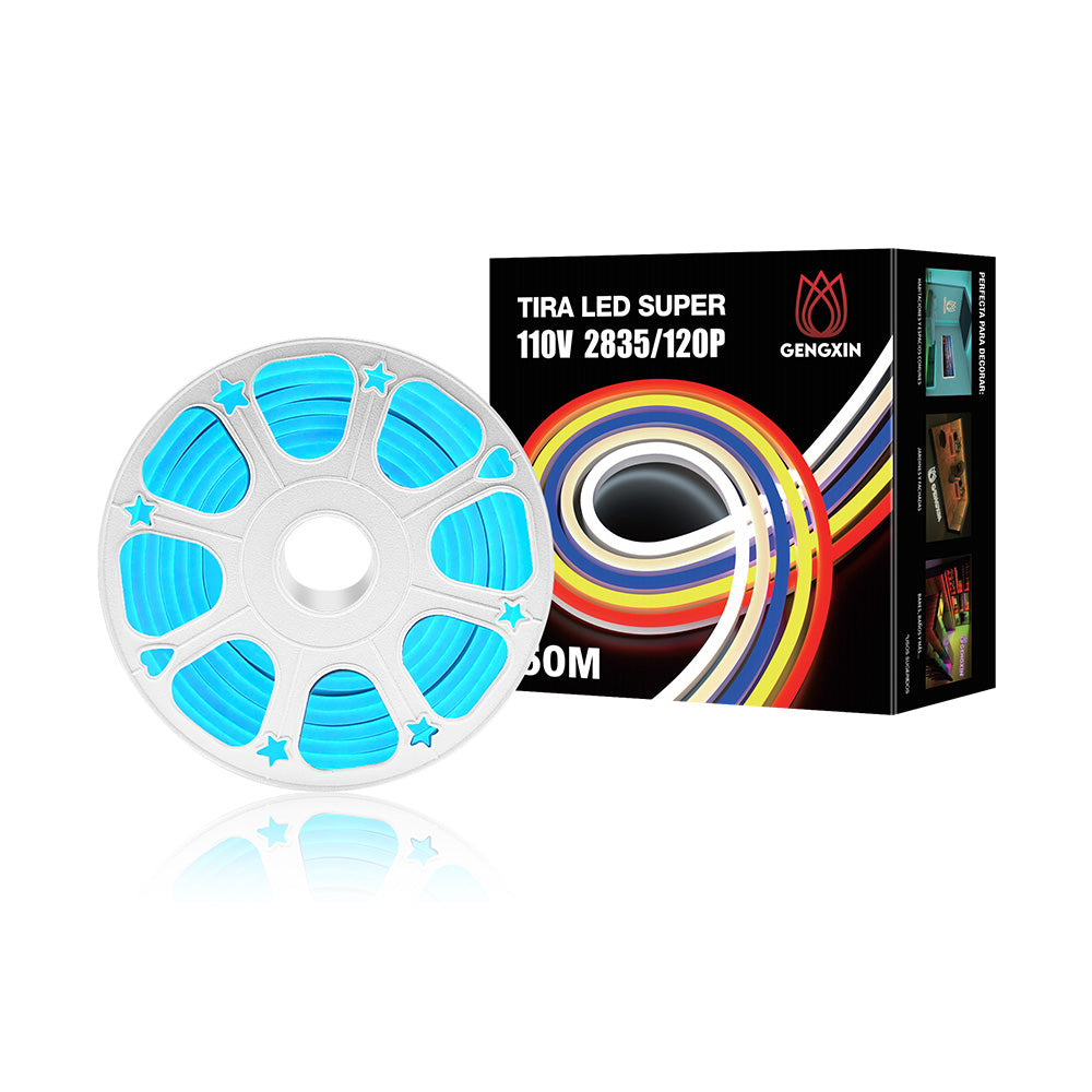GENGXIN® Tira de LED Flex Neon 110V 2835/120P 50Mts