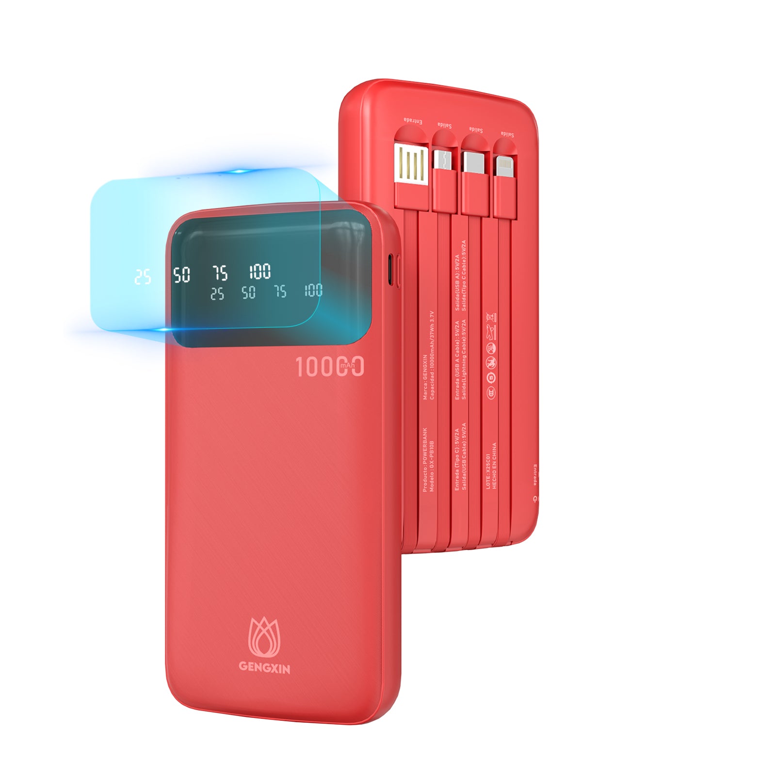 GENGXIN® Powerbank-GX-PB10B - (Sólo para exhibición)