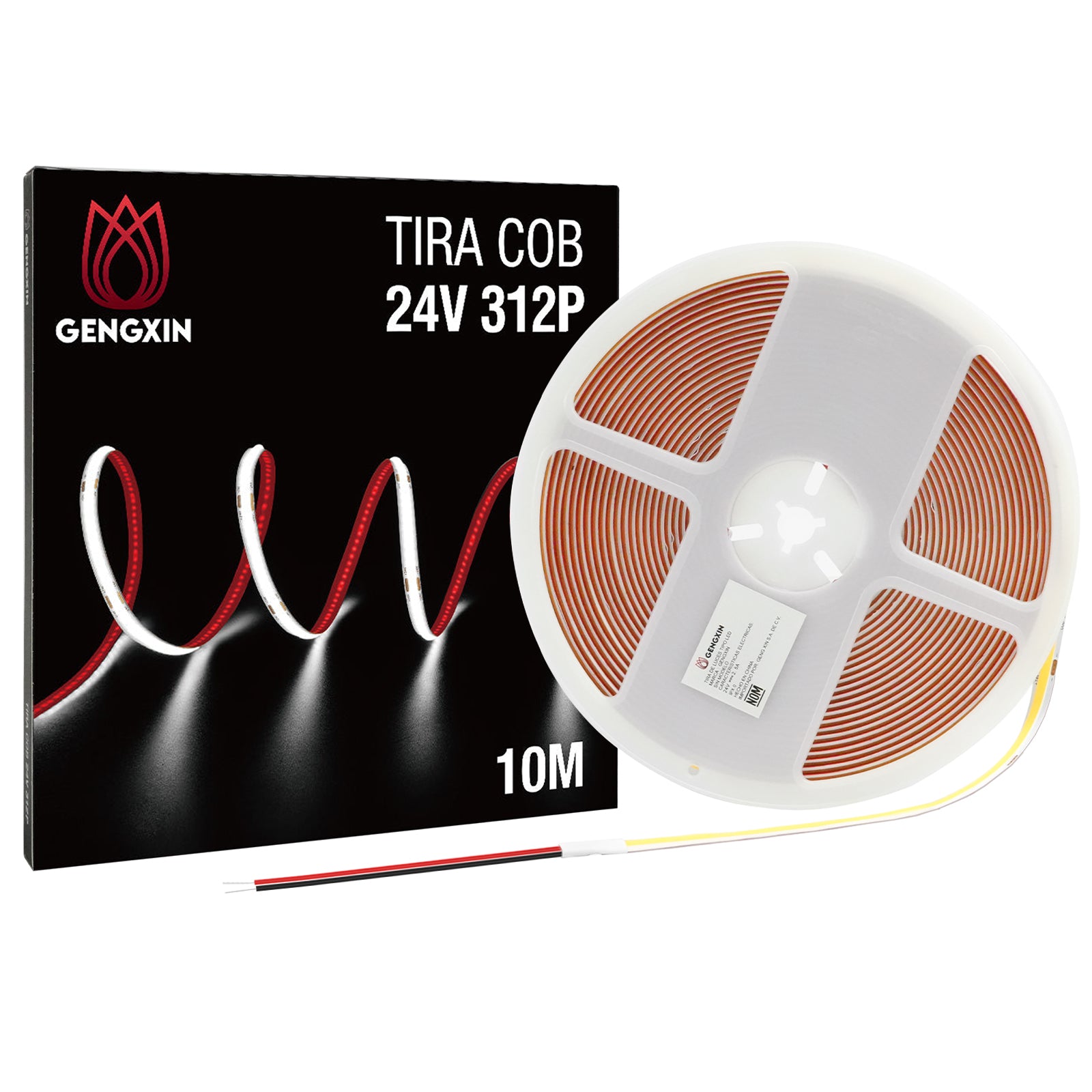 GENGXIN® Tira de LED Flex 24V COB/312P - 10mts