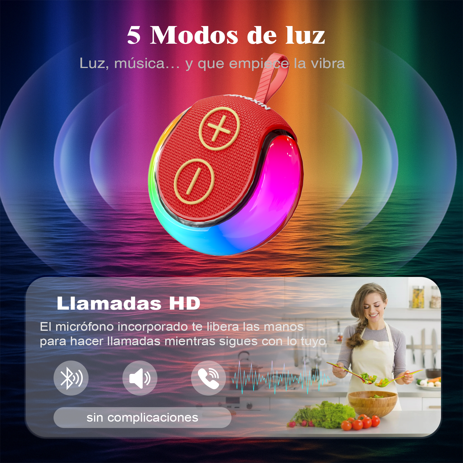GENGXIN® Bocina Inalambrica  GX-B03 - (Sólo para exhibición)
