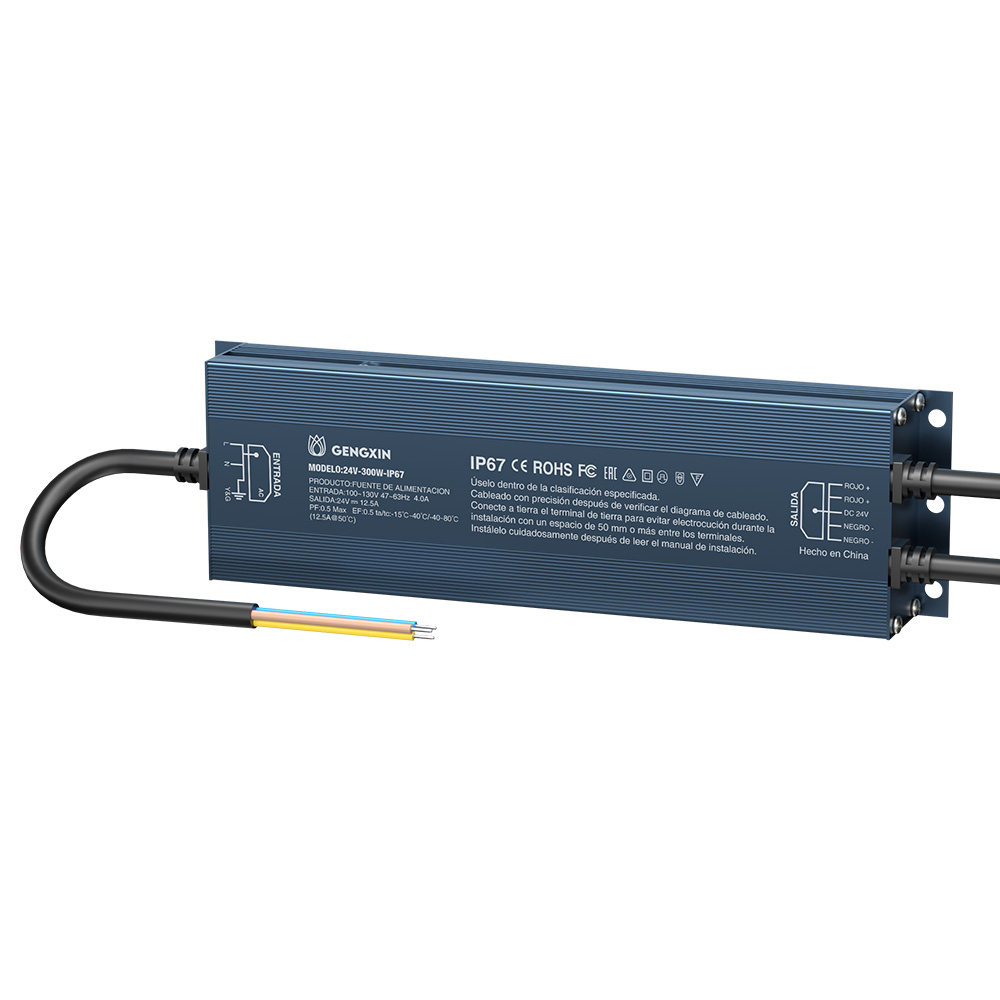 GENGXIN® Fuente Impermeable 24V 300W-IP67- 98~135V