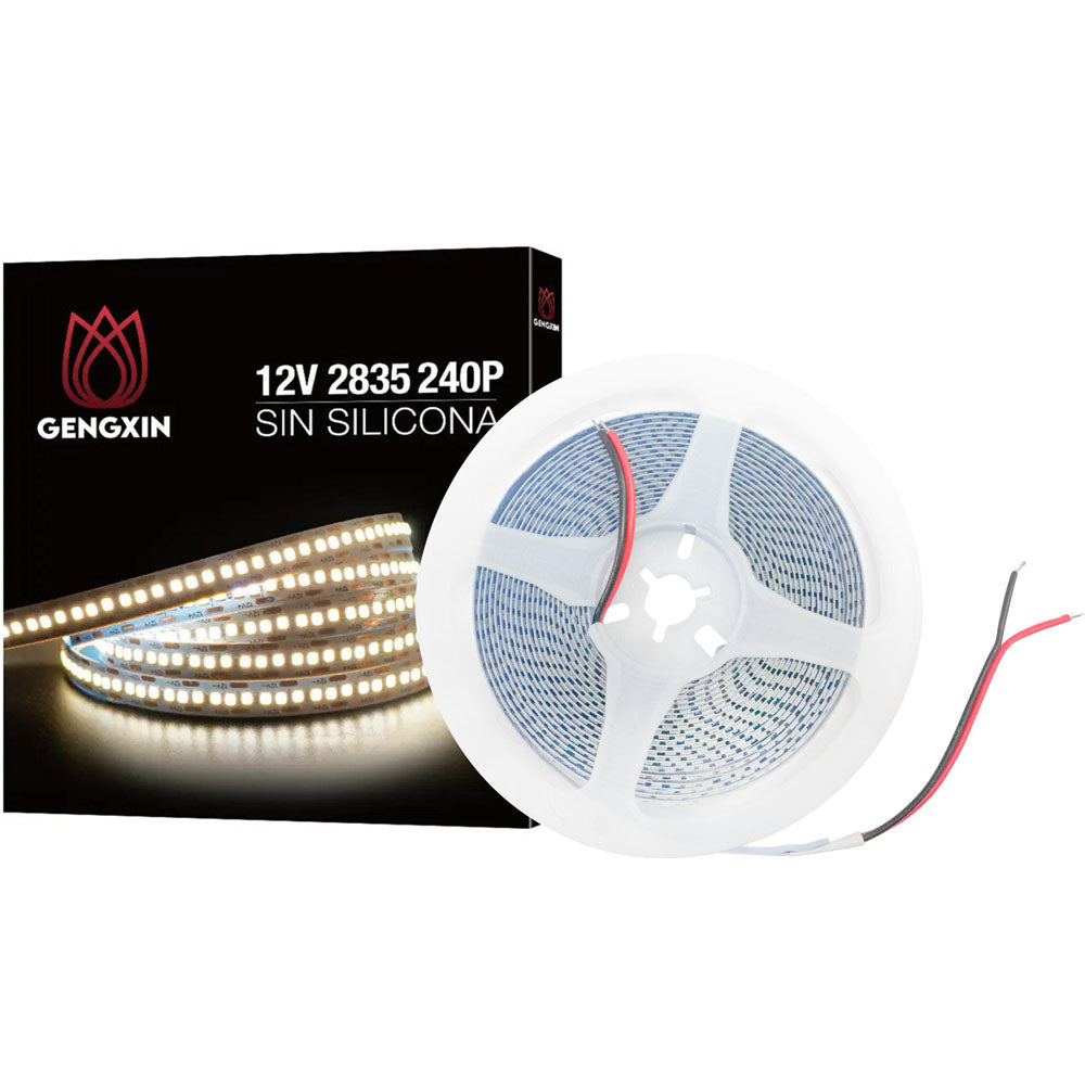 GENGXIN® Tira de LED  12V 2835/240P 5M-SIN SILICON