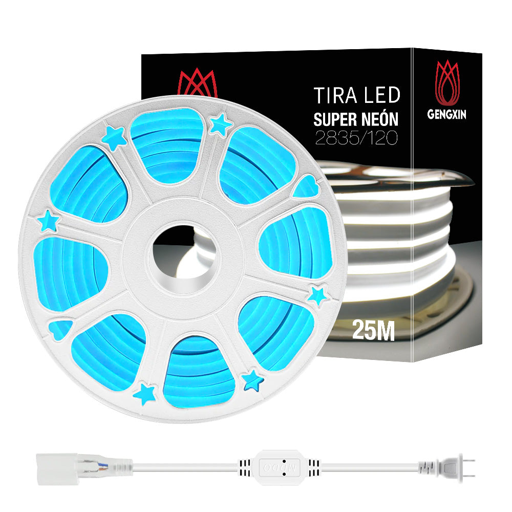 GENGXIN® Tira de LED Flex Neón 110V 2835/120P 25Mts