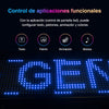 GENGXIN® LETRERO LED  LUMINOSO PROGRAMABLE, P10 WIFI-100 * 20 * 5.5 cm-Azul