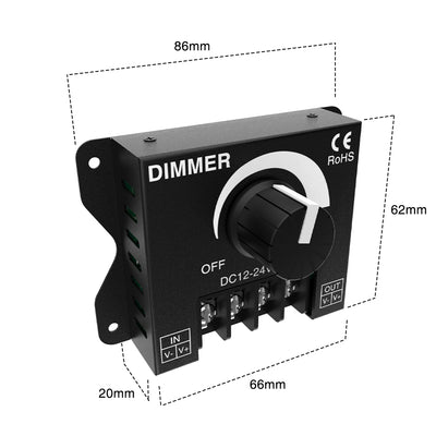 GENGXIN™ Regulador de intensidad 12V-24V 30A