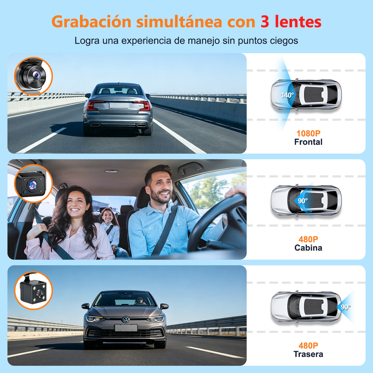 GENGXIN® Grabadora Para Auto-GX-GR03- (Sólo para exhibición)