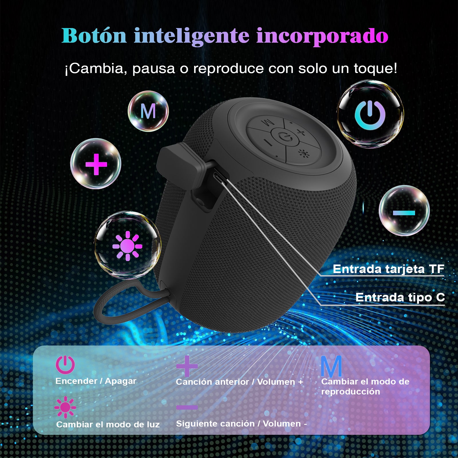 GENGXIN® Bocina Inalambrica  GX-B07 - (Sólo para exhibición)