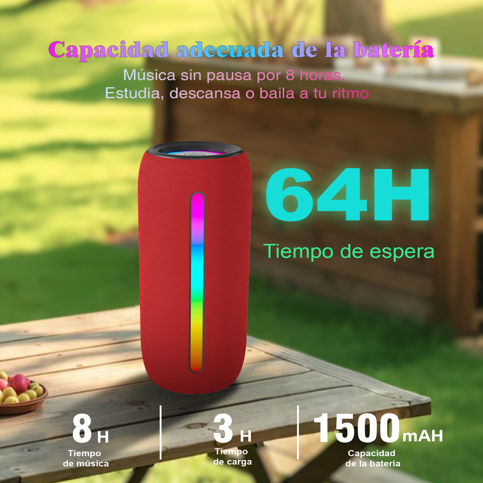 GENGXIN® Bocina Inalambrica  GX-B04 - (Sólo para exhibición)