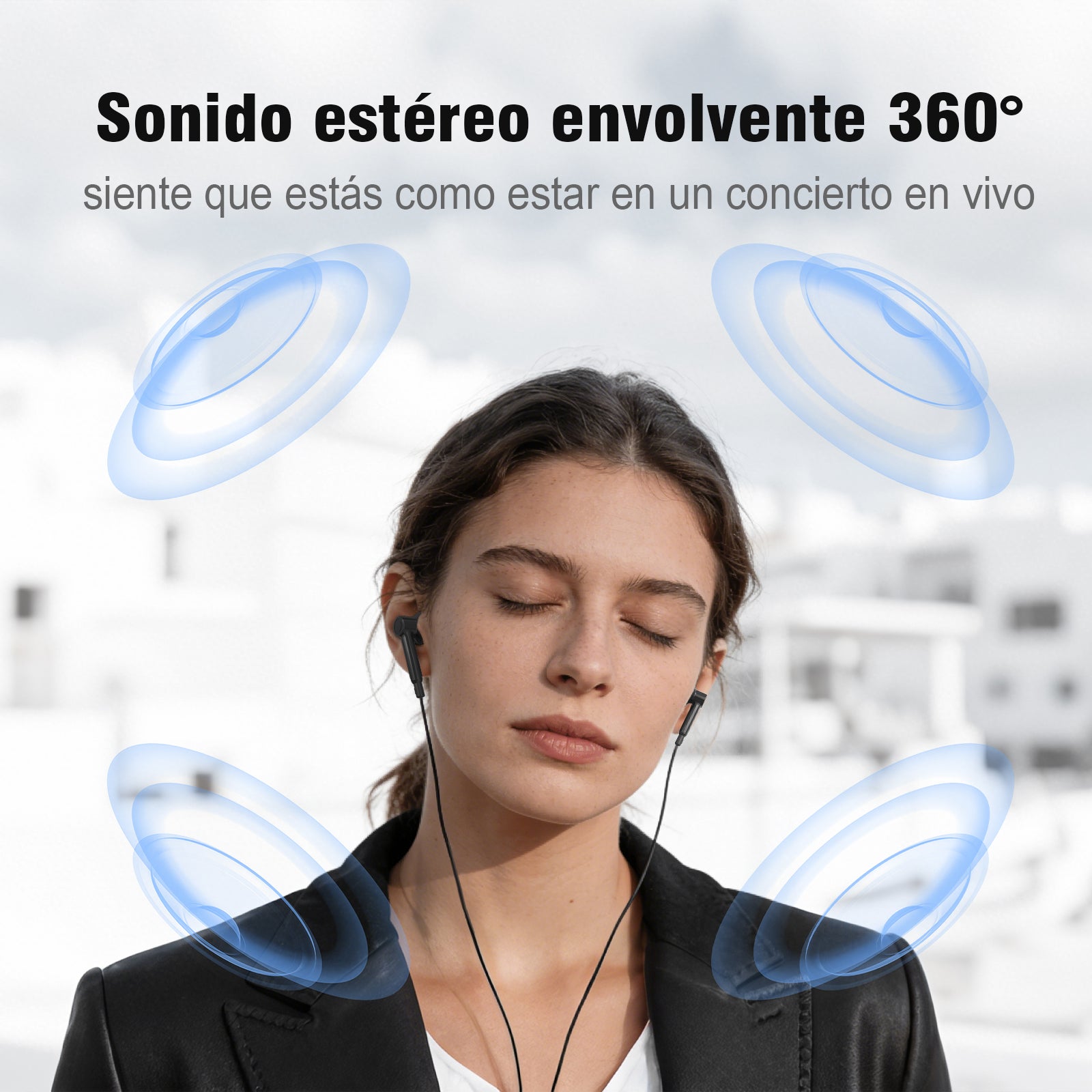 GENGXIN® Auriculares de gancho GX-E01 - (Sólo para exhibición)