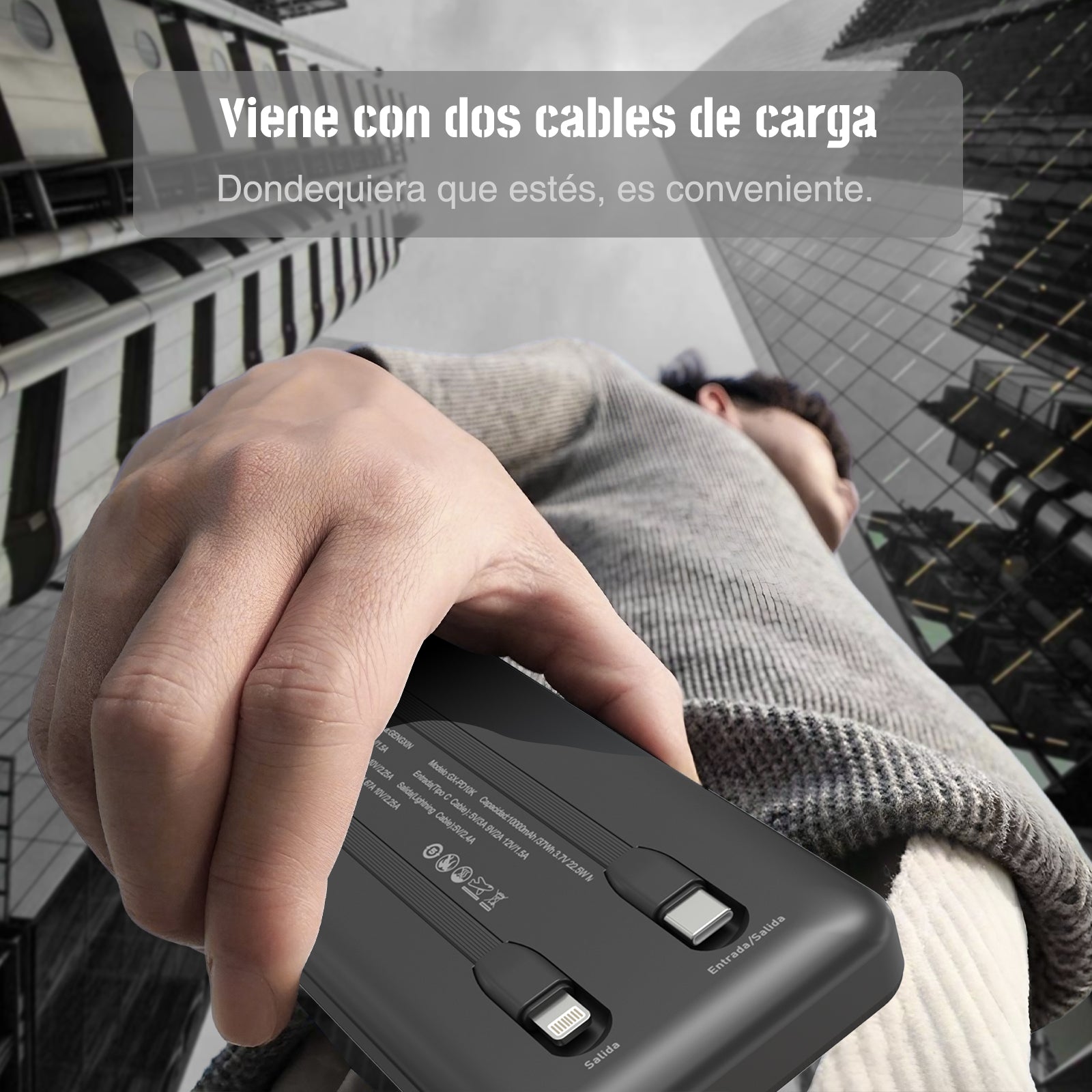 GENGXIN® Powerbank-GX-PD10K - (Sólo para exhibición)