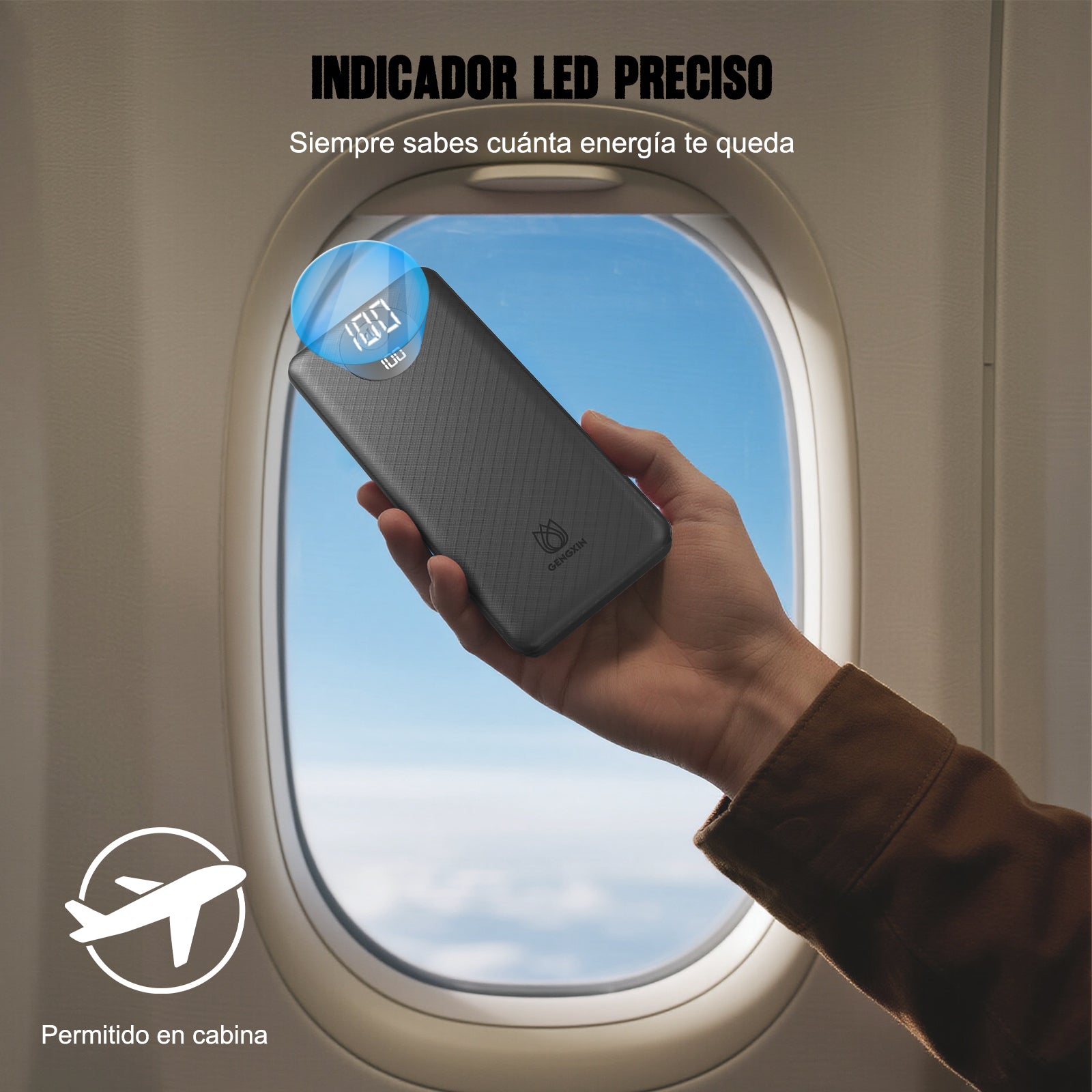 GENGXIN® Powerbank-GX-PB20C - (Sólo para exhibición)