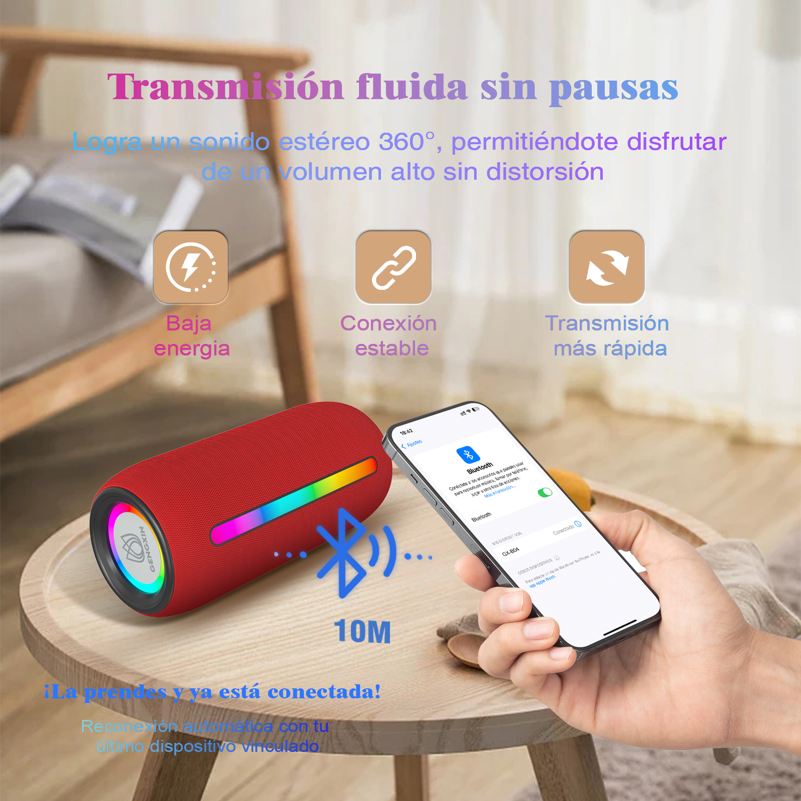 GENGXIN® Bocina Inalambrica  GX-B04 - (Sólo para exhibición)