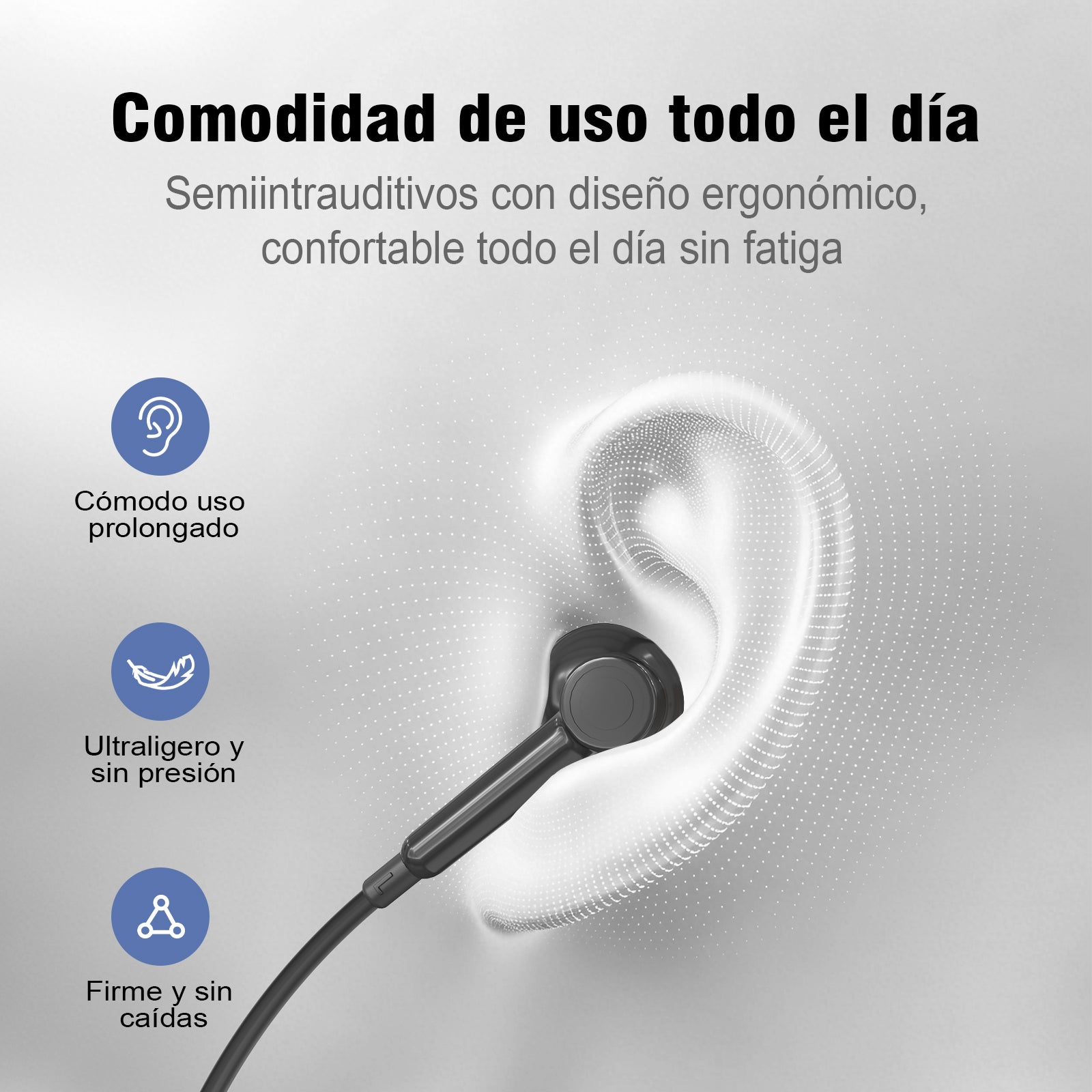 GENGXIN® Auriculares de gancho GX-E01 - (Sólo para exhibición)
