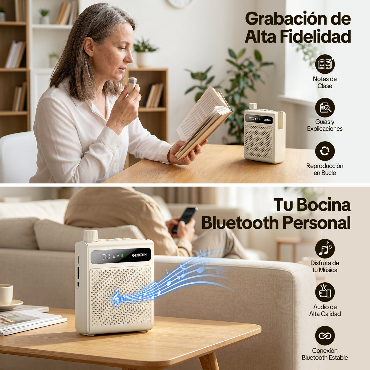 GENGXIN® Bocina Inalambrica  GX-B11 - (Sólo para exhibición)