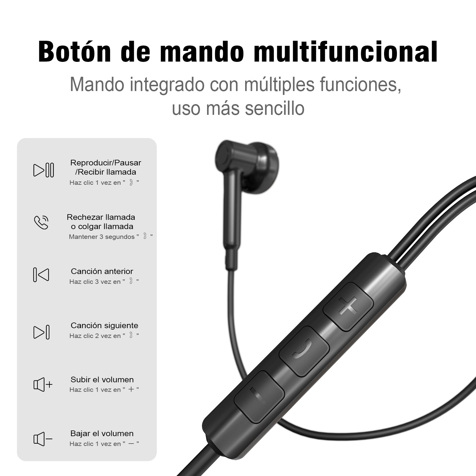 GENGXIN® Auriculares de gancho GX-E01 - (Sólo para exhibición)