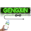 GENGXIN™ LETRERO LED  LUMINOSO PROGRAMABLE, P10 WIFI-100 * 20 * 5.5 cm-Verde