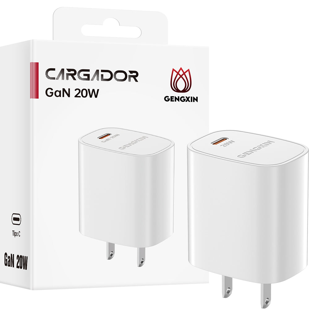 GENGXIN® Cargador-GX-C20A (Sin Cable) - (Sólo para exhibición)