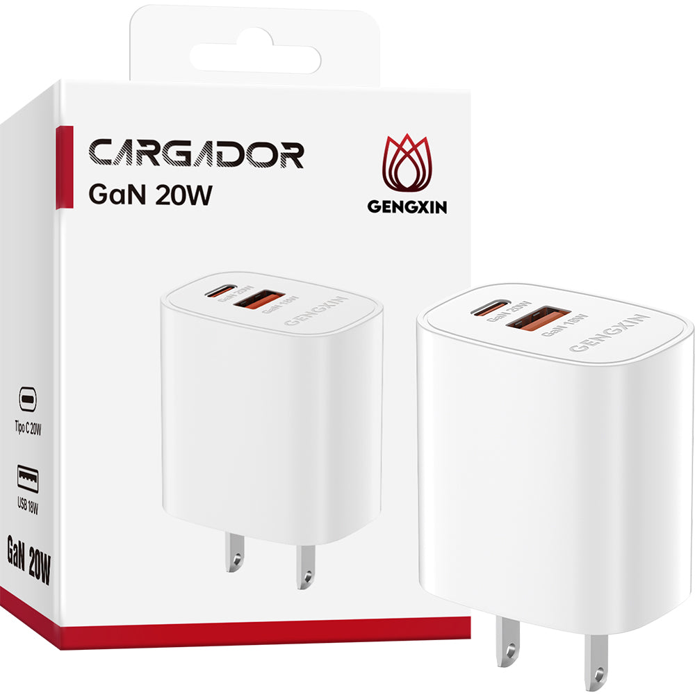 GENGXIN® Cargador-GX-C20B (Sin Cable) - (Sólo para exhibición)