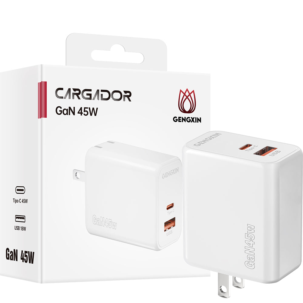 GENGXIN® Cargador-GX-C45A (Sin Cable) - (Sólo para exhibición)