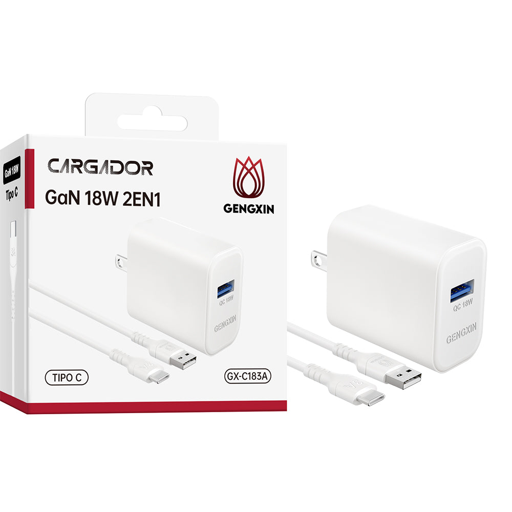 GENGXIN® Cargador-C183A Incluye cable de datos - (Sólo para exhibición)