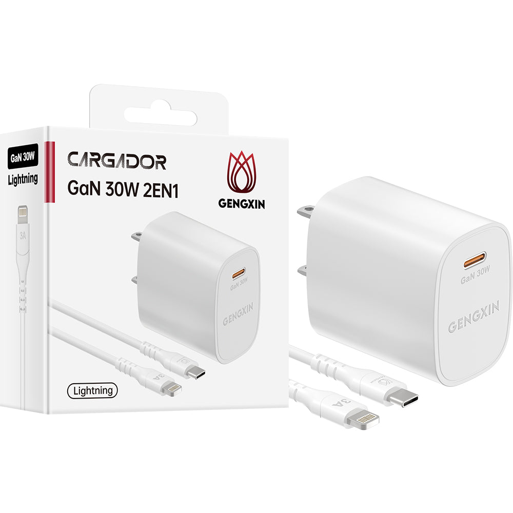 GENGXIN® Cargador-C302A Incluye cable de datos - (Sólo para exhibición)