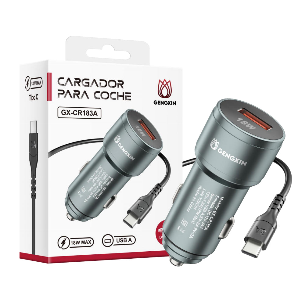 GENGXIN® CARGADOR COCHE-GX-CR183A - (Sólo para exhibición)