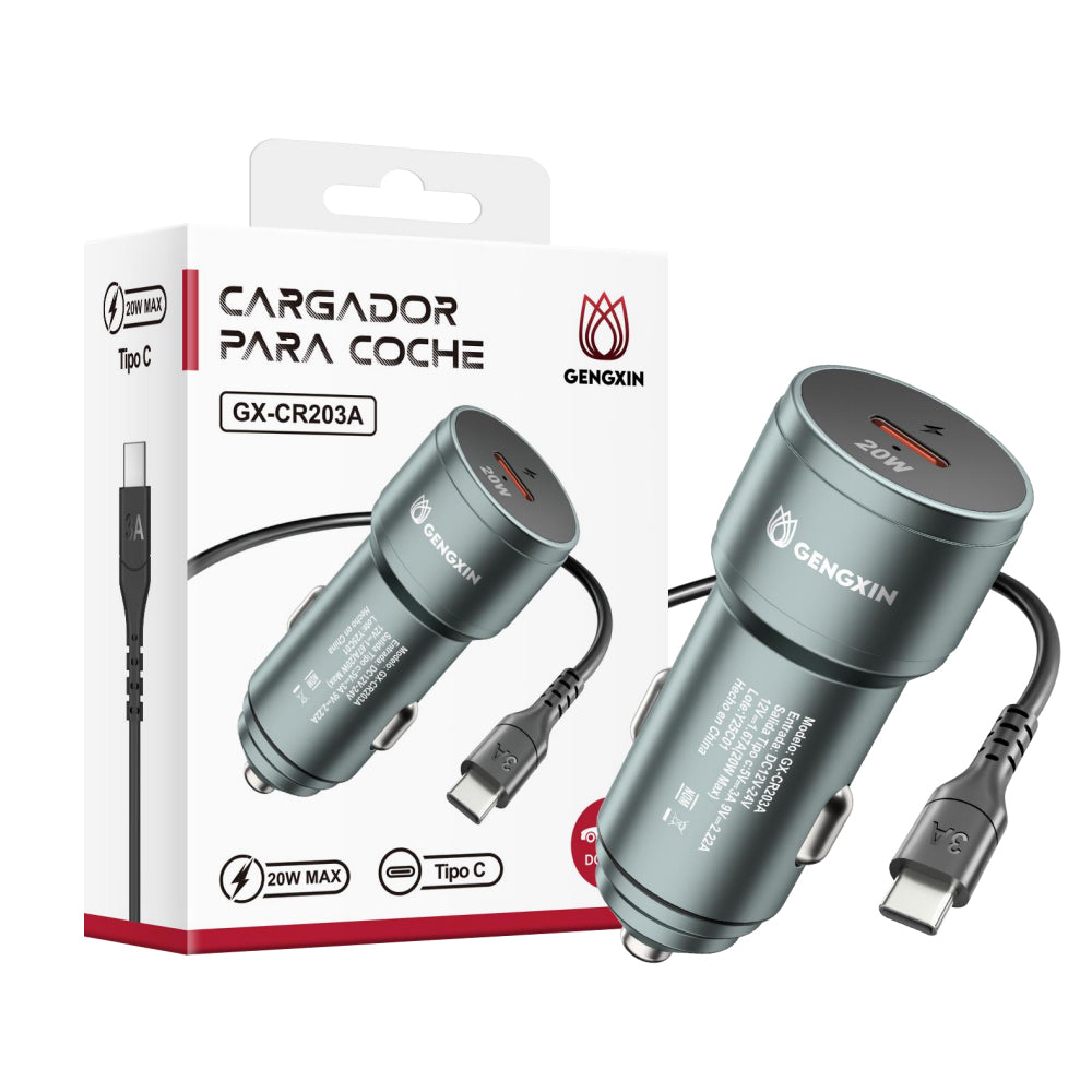 GENGXIN® CARGADOR COCHE-GX-CR203A - (Sólo para exhibición)