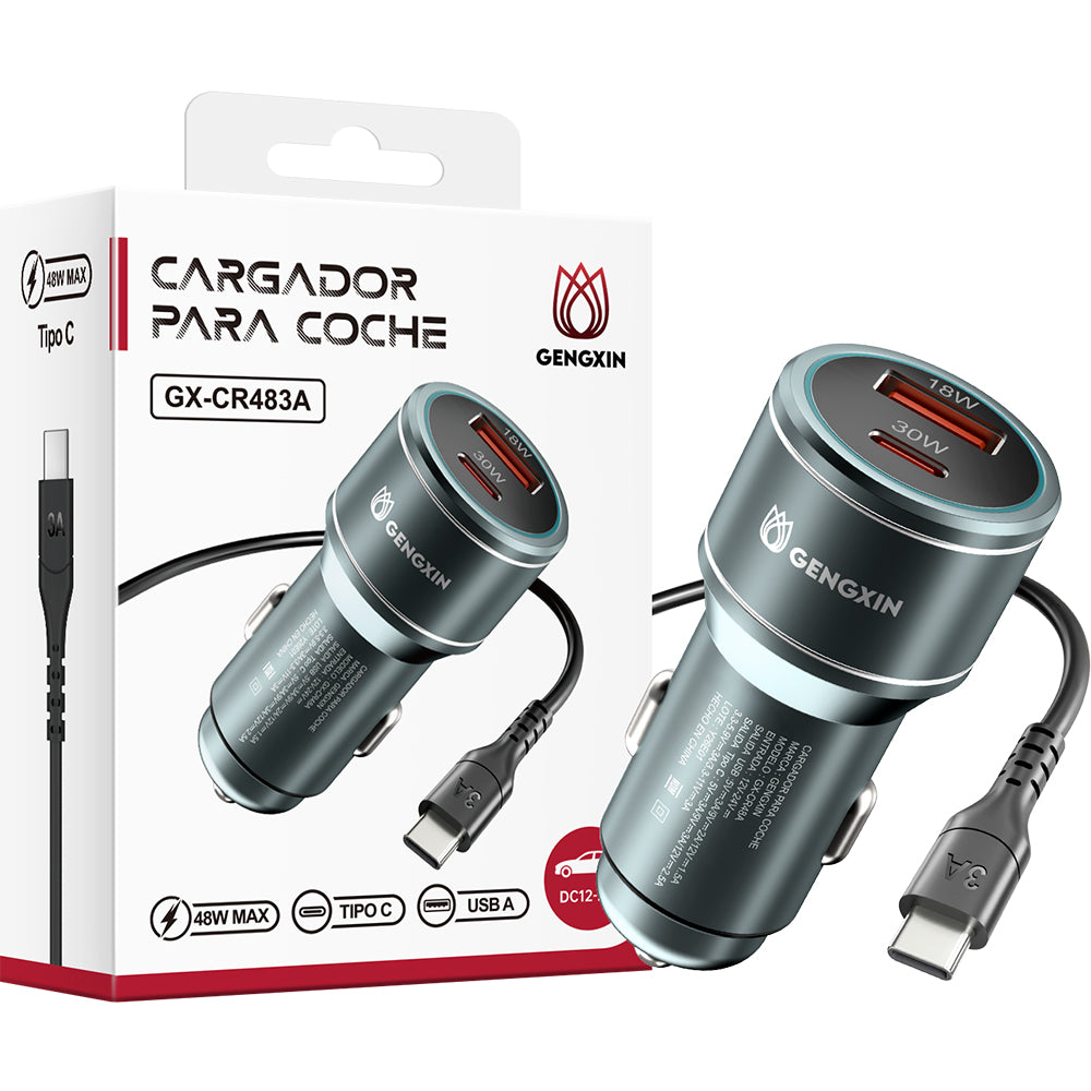 GENGXIN® CARGADOR COCHE-GX-CR483A- (Sólo para exhibición)