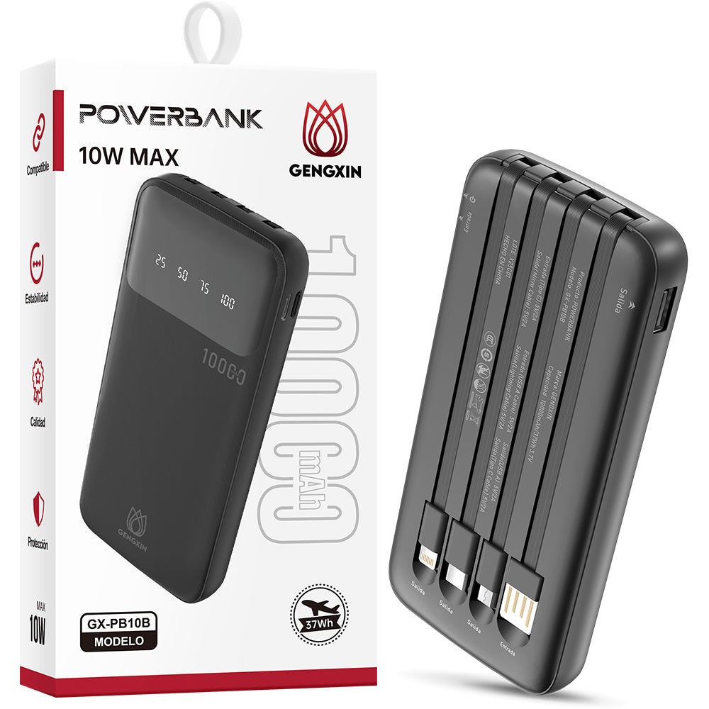 GENGXIN® Powerbank-GX-PB10B - (Sólo para exhibición)