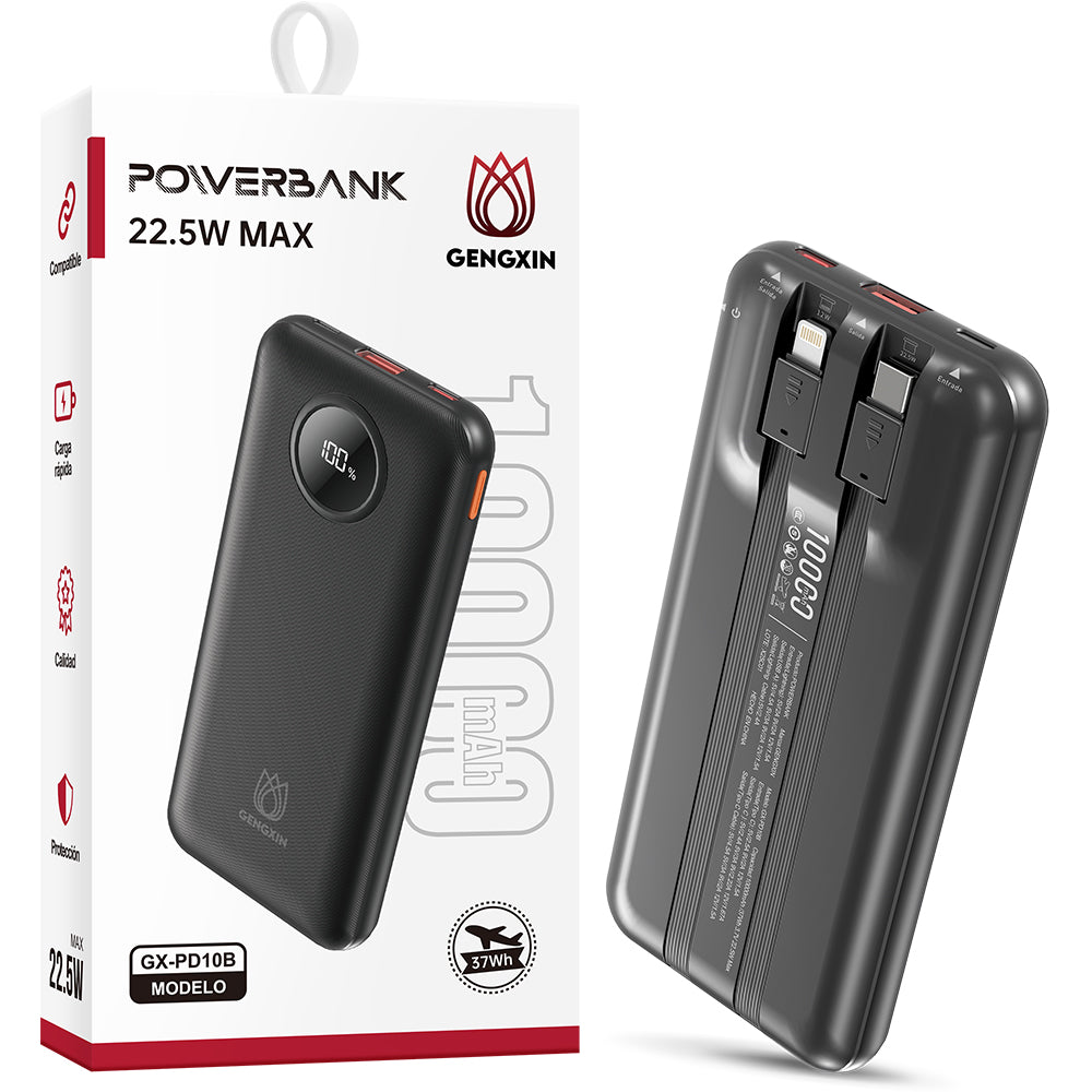 GENGXIN® Powerbank-GX-PD10B - (Sólo para exhibición)