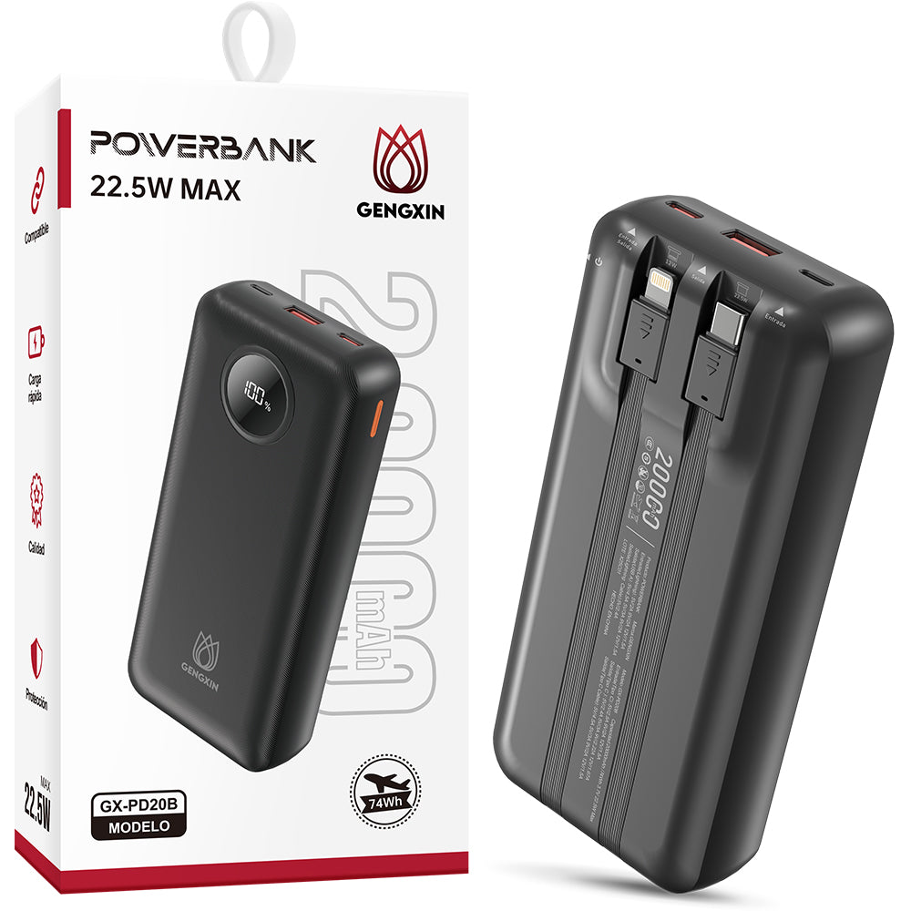 GENGXIN® Powerbank-GX-PD20B - (Sólo para exhibición)