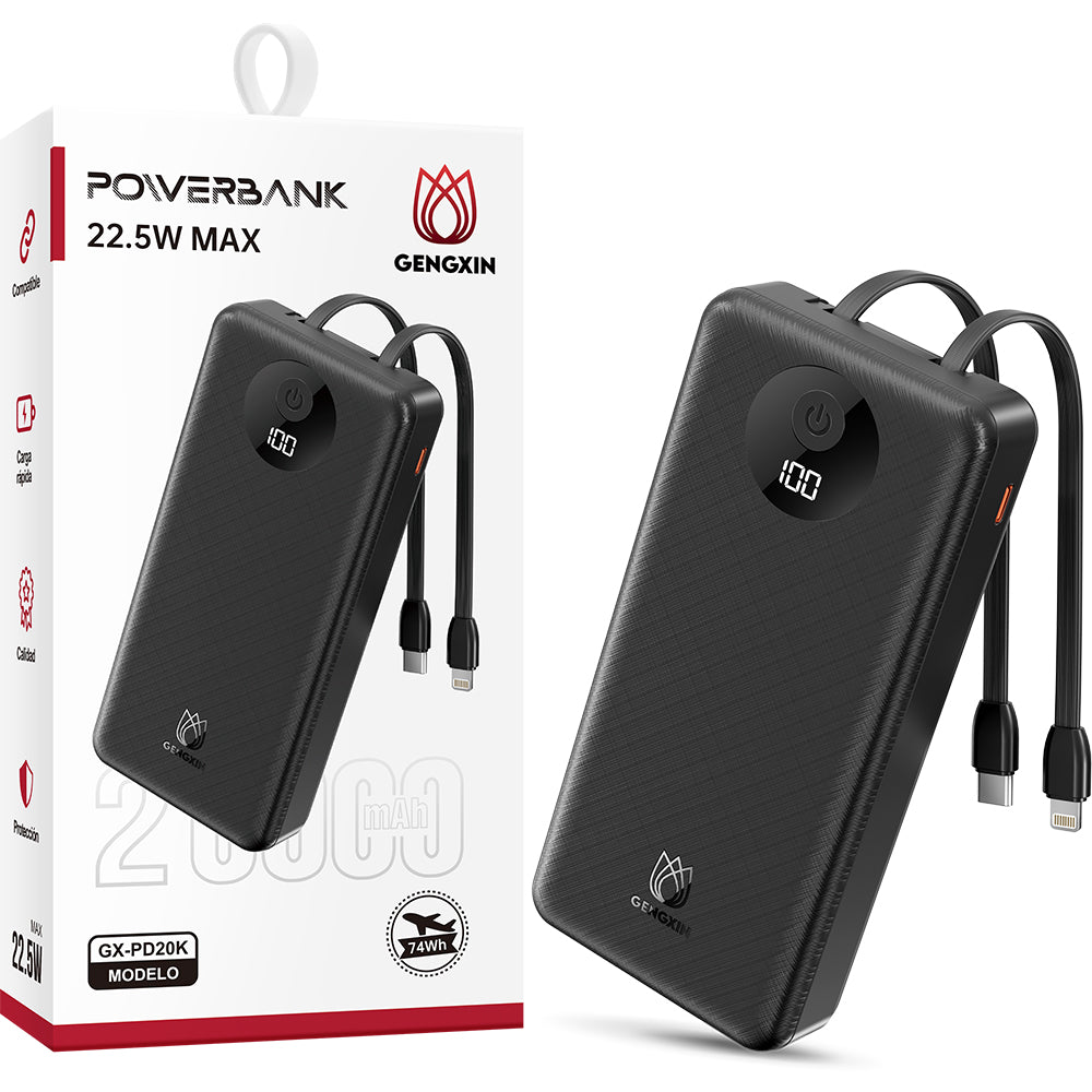 GENGXIN® Powerbank-GX-PD20K - (Sólo para exhibición)