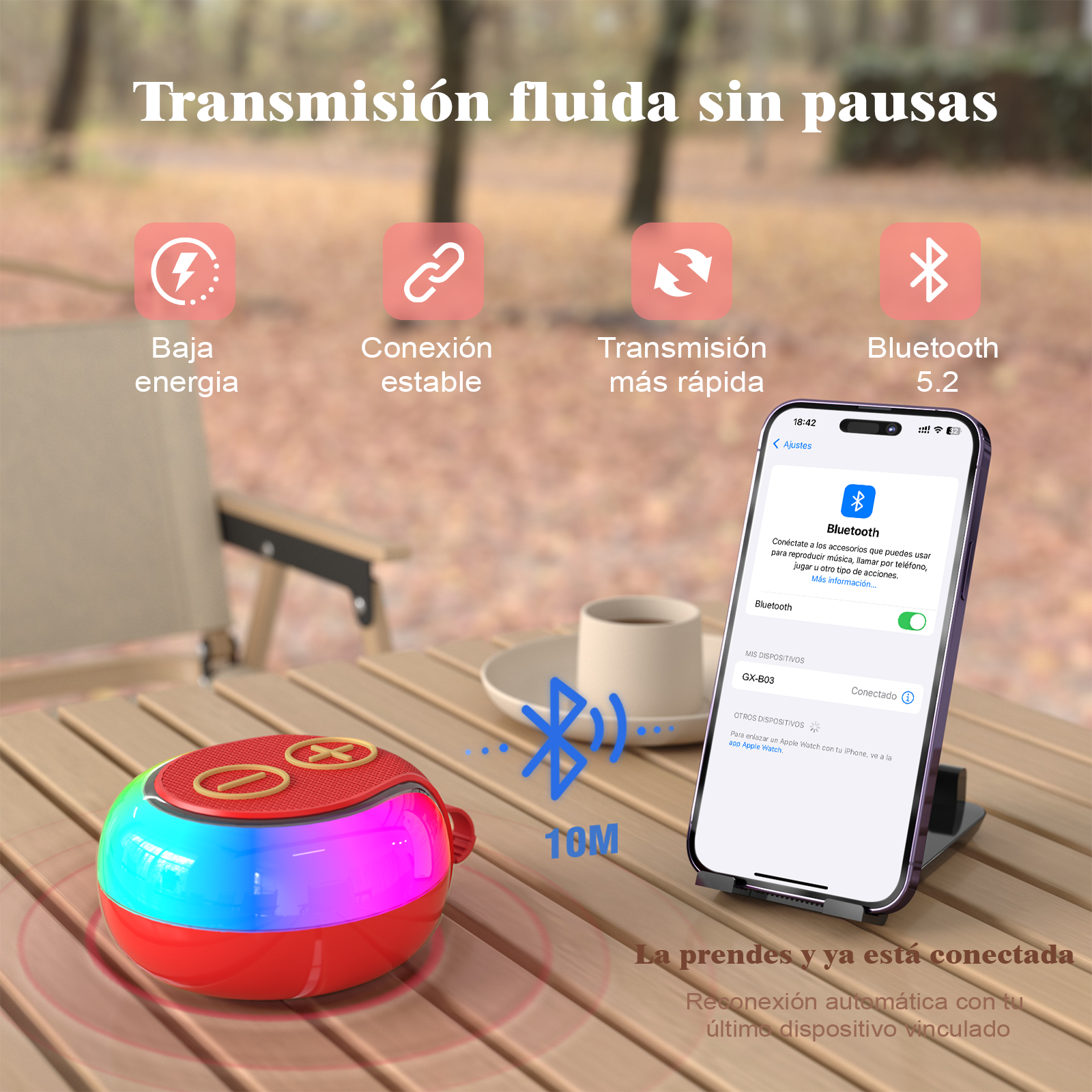 GENGXIN® Bocina Inalambrica  GX-B03 - (Sólo para exhibición)