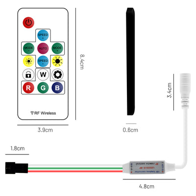 GENGXIN™ Controlador Tira de LED Rayo