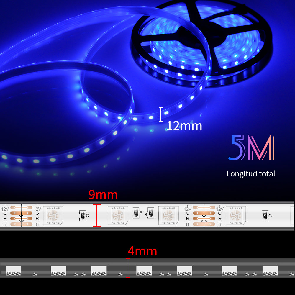 GENGXIN™ Tira de LED Flex 12V 5050/60p 5mts - Geng Xin
